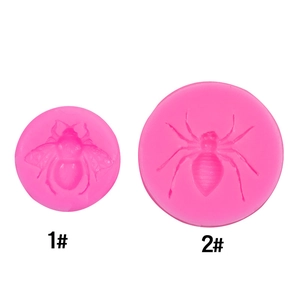 Biene Und Spinne Insekt Silikonform Rund Fondant Schokolade Backen Dekoration Werkzeuge DIY Epoxidharz Ton Handwerk