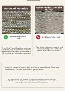 Comparaison détaillée de perles naturelles premium et perles de conque pour cet accessoire