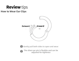 Instructional guide for opening silver hoop earrings with soft adjustable posts