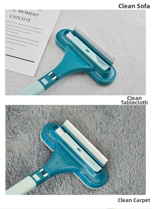 Multi-functional window screen cleaning brush detail, double-sided wiping tool for home use.