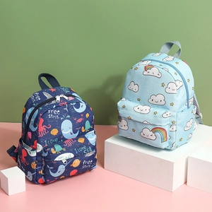 Zaino Per Bambini Asilo Cartella Stampa Cartoon Leggero Traspirante In Tessuto Oxford Per Ragazzi E Ragazze