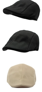 Drei atmungsaktive Mesh-Schirmmützen in Schwarz und Beige für den Sommer