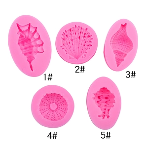 See Muschel Conch Silikon Backformen Ozean Thema Fondant Kuchen Dekorationswerkzeug Für Schokolade Süßigkeiten DIY Handwerk