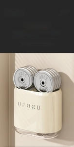 Wall-mounted kitchen utensil holder showing heavy duty load-bearing capacity