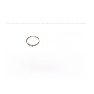 Detail showing dimensions of rhinestone crisscross bangle with copper and 11g weight