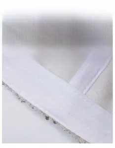 Detail view of the wide sweatband and clean stitching inside a plush baseball cap
