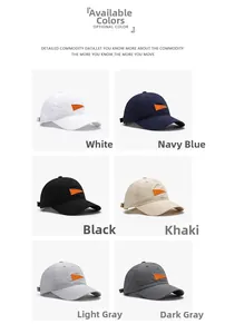 Collage of checkered quick-dry baseball caps in six colors with orange S logo detail