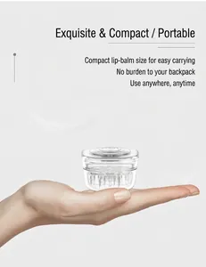 Scalp applicator comb for hair growth serum with clear 5ml to 15ml scale markings