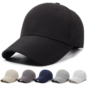 Breathable Laser Perforated Baseball Cap Polyester Quick Dry Sun Hat Adjustable Sports Outdoor For Men And Women