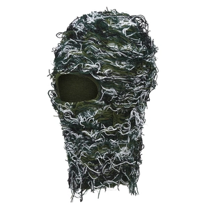 Distressed Balaclava Knitted Face Mask Shaggy Winter Warm Full Face Cover Hat For Men And Women Outdoor Sport Pullover
