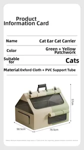 Cat birthing tent detail showing Oxford cloth material and sturdy PVC support structure