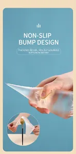 Close-up of thickened disposable pastry bag with non-slip texture for cream cake baking