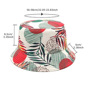 Bob à imprimé de feuilles tropicales avec motifs géométriques colorés et dimensions