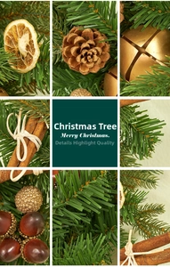 Detail of a 40cm Christmas wreath with pine cones, lemon slices, cinnamon and bells