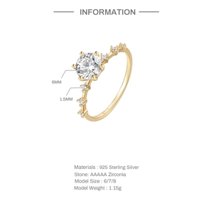 Detailed macro view of S925 sterling silver stamp and sparkling AAAAA cubic zirconia stones