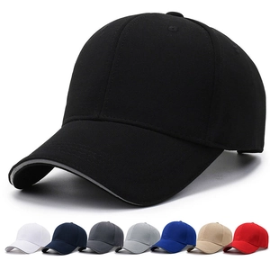 Reflective Strip Baseball Cap Adjustable Cotton Twill Sun Protection Sport Hat Casual Unisex Plain Curved Brim