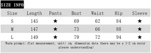 Detailed size chart for the pleated backless maxi dress including bust and waist measurements