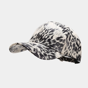 Leopardmuster Baseballkappe Kunstleder Verstellbare Outdoor Hip Hop Mode Sonnenschutz Hut Für Damen Herren