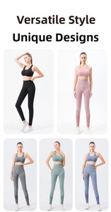 Détails du legging de yoga sans couture taille haute en cinq coloris mats