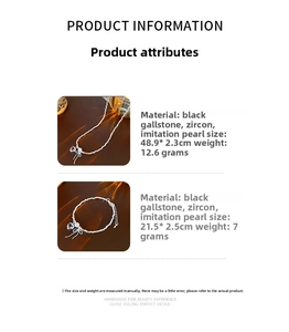 Detail specifications of heart and bow charm necklace with crushed silver beads
