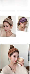 Macro detail of the twisted knot structure and breathable polyester fabric of the headband