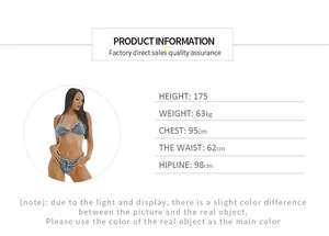 Größentabelle und Modellparameter für schwarze High-Waist-Hollow-Denim-Shorts mit Maßen
