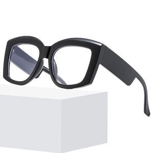 Big Frame Anti Blue Light Eyeglasses PC Frame AC Lens Fashion Retro Polygon Optical Eyewear For Men Women Trend