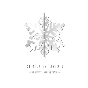 Minimalist white snowflake window stickers for Christmas winter holiday decoration