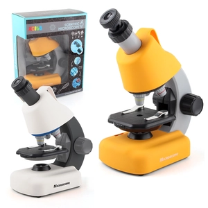 Scientific Microscope Toy Handheld STEM Education Lab Experiment High Magnification Portable Plastic Hobby