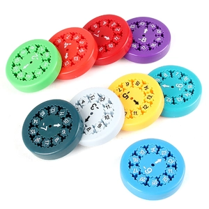 Educational math fidget spinner toys with colorful numbered gears for arithmetic learning