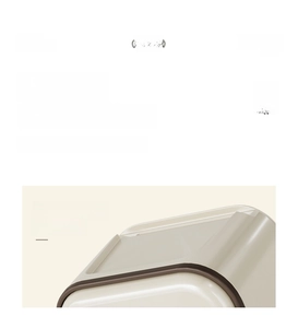 Detail of wall-mounted cream tissue box with top storage shelf for bathroom