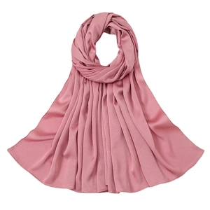 Elegant dusty rose satin silk-touch hijab with a subtle pearlescent finish and soft drape
