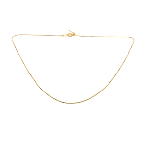 Minimalist Copper Necklace Box Chain Adjustable Simple Elegant Gold Silver Plated Basic Jewelry Women