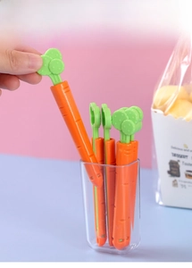 Détails de 5 pinces à sceller carotte pour aliments avec boîte de rangement incluse