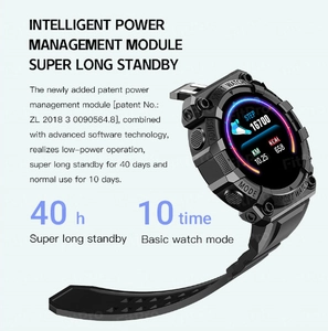 Détail de la montre connectée affichant l'autonomie et la gestion de l'énergie intelligente