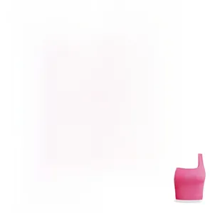 Detailed view of pink ribbed yoga crop top with 4-way stretch breathable fabric