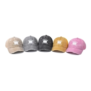 Casquettes de baseball vintage 1974 avec filet et effet usé en cinq coloris