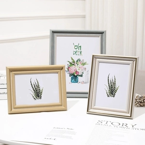 Nordic Style Photo Frame PS Material With Plexiglass For Desktop Tabletop Display Modern Minimalist Home Decor Elegant