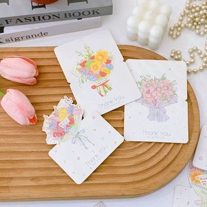 Detailansicht von 3D Pop-up-Grußkarten mit Blumenstrauß-Motiven und Dankeschön-Botschaften