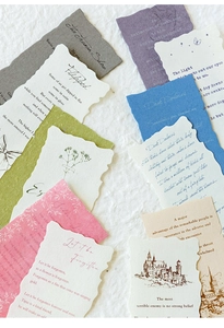 Macro detail of vintage aesthetic collage paper with retro scripts and botanical art