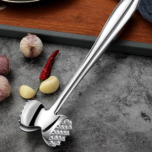 Batticarne Martello Acciaio Inossidabile 304 Doppia Faccia Robusto Professionale Manuale Cucina Bistecca Maiale Pollame