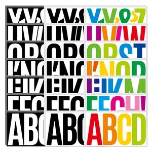 Large Alphabet Letter Stickers Waterproof Vinyl Decals Self Adhesive For Car Mailbox Sign Board DIY Decor