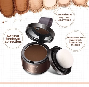 Waterproof hair shadow powder for hairline contouring with mirror and puff