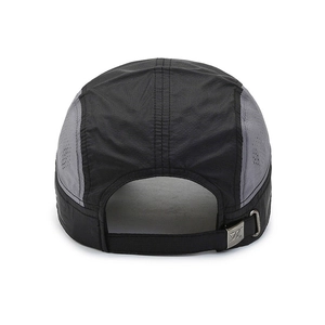 Men's mesh baseball cap with lightweight breathable fabric and adjustable metal strap