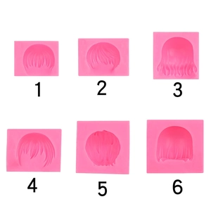 Stampo In Silicone Per Acconciatura Frangia Bambola BJD DIY Modellazione Argilla Personaggio Cartone Animato Strumento Decorazione Torte