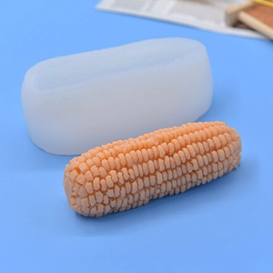 Corn-shaped silicone mold for DIY handmade fondant, chocolate, and cake baking crafts