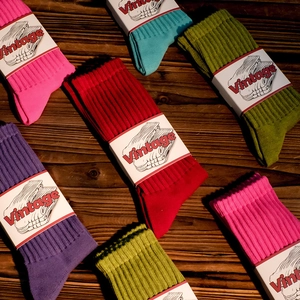 Chaussettes Plissées à Côtes Style Américain Vintage Hommes Femmes Coton Respirant Chaussettes Mi-hautes Couleur Unie Rayées