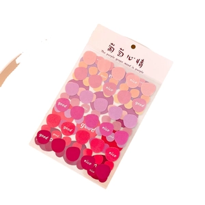 Cute purple bubble-themed PET stickers set for DIY scrapbooking and creative decoration