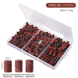 Macro-opname van 210 schuurbandjes in korrel 80, 120, 180 met metalen opspandoorn