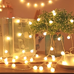 Warm white LED globe string lights for outdoor camping tent and romantic home decoration